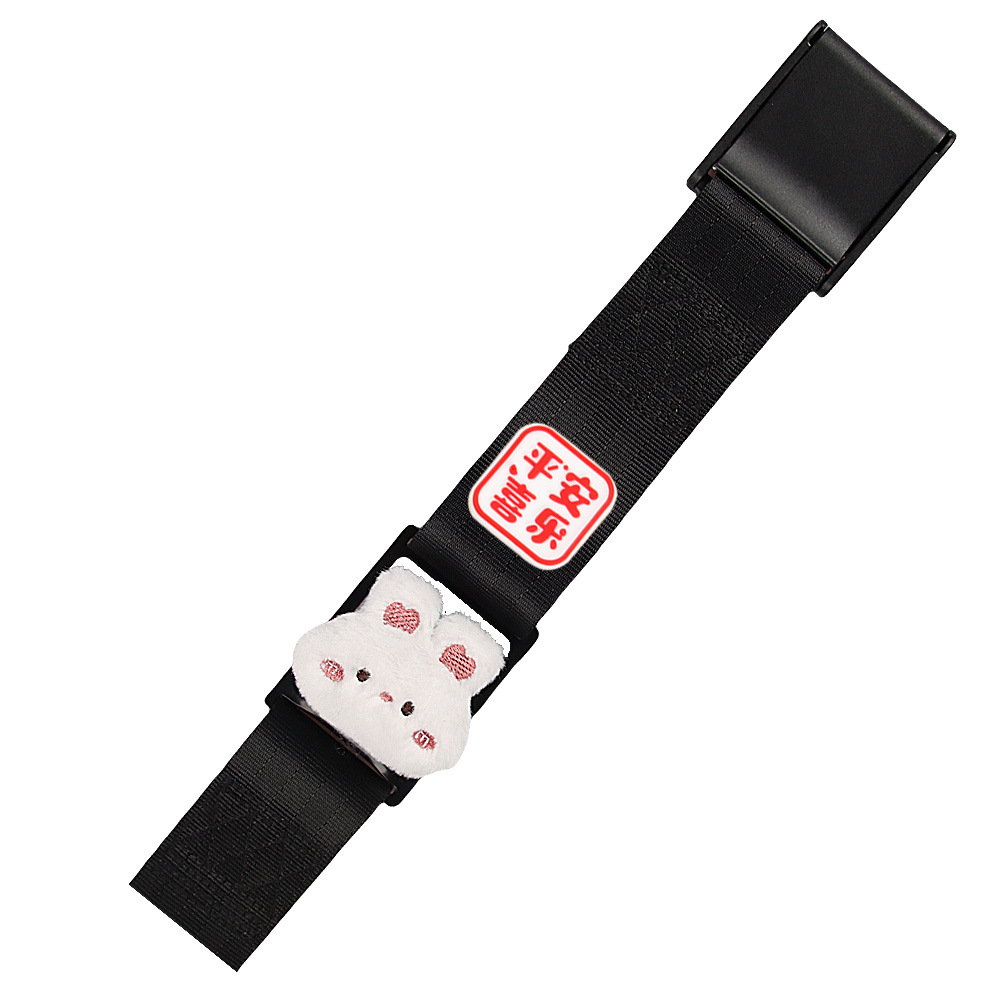 Qìchē – Other Automotive Safety Supplies Car, Anti-Strangling, Fixed - model-c-black-auxiliary-belt-little-cute-rabbit