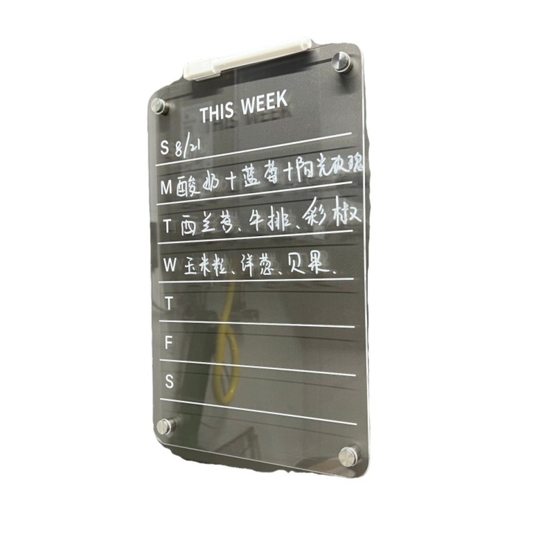 磁気アクリル乾燥板透明二重冷蔵庫板展示板筆記板磁気吸引冷蔵庫貼付掲示板|undefined