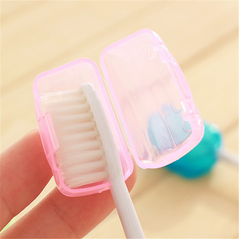 Portátil cubierta de cepillo de dientes viaje portátil lavado caja de cepillo de dientes cubierta de cabeza de cepillo de dientes fabricante de regalo