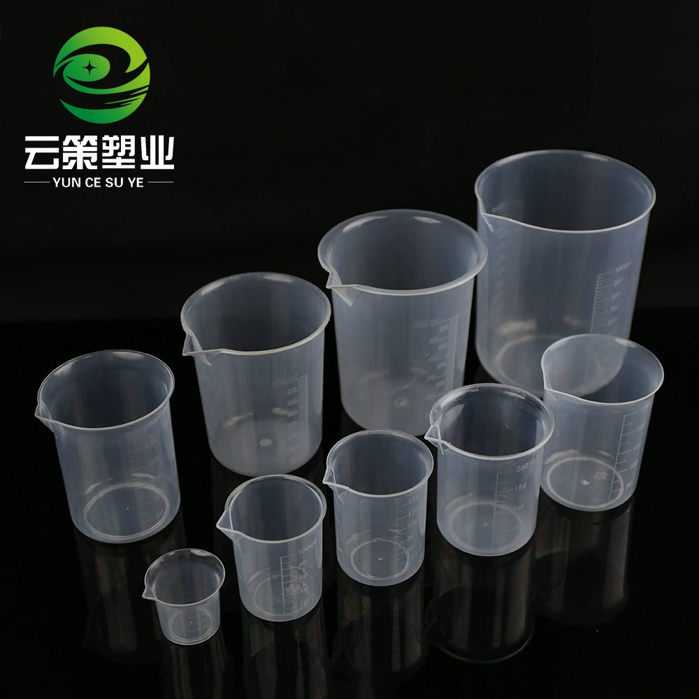 Учебный пластиковый стакан 25 мл 25-1000 лабораторный стакан многофункциональный учебный материал большой емкости полипропиленовый стакан