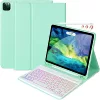 IPad colorful backlit keyboard #green protective cover