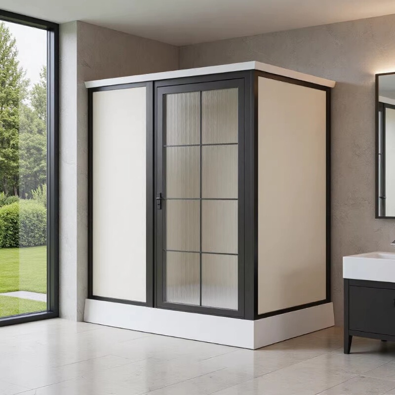 Integrated Shower Room with Integrated Washbasin, Shower Room, Bathroom, Toilet, Washroom with Lock