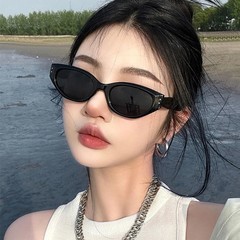 gm网红墨镜小框ins女2025新款明星同款猫眼高级感防晒街拍太阳镜