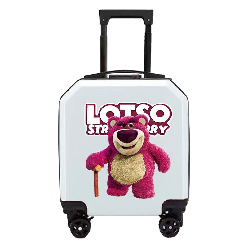 Children's Suitcase with Universal Wheels, Cartoon Trolley Case, Student Password Box, Wholesale with Logo Printing, 18inch Carry-On Travel Suitcase