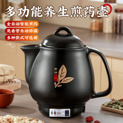 電気漢方薬鍋全自動煮薬鍋家庭用大容量養生ポット漢方薬ポット陶磁器煎薬ポット漢方薬缶