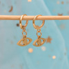 Fashionable earrings, arrow, accessory with accessories, European style, simple and elegant design