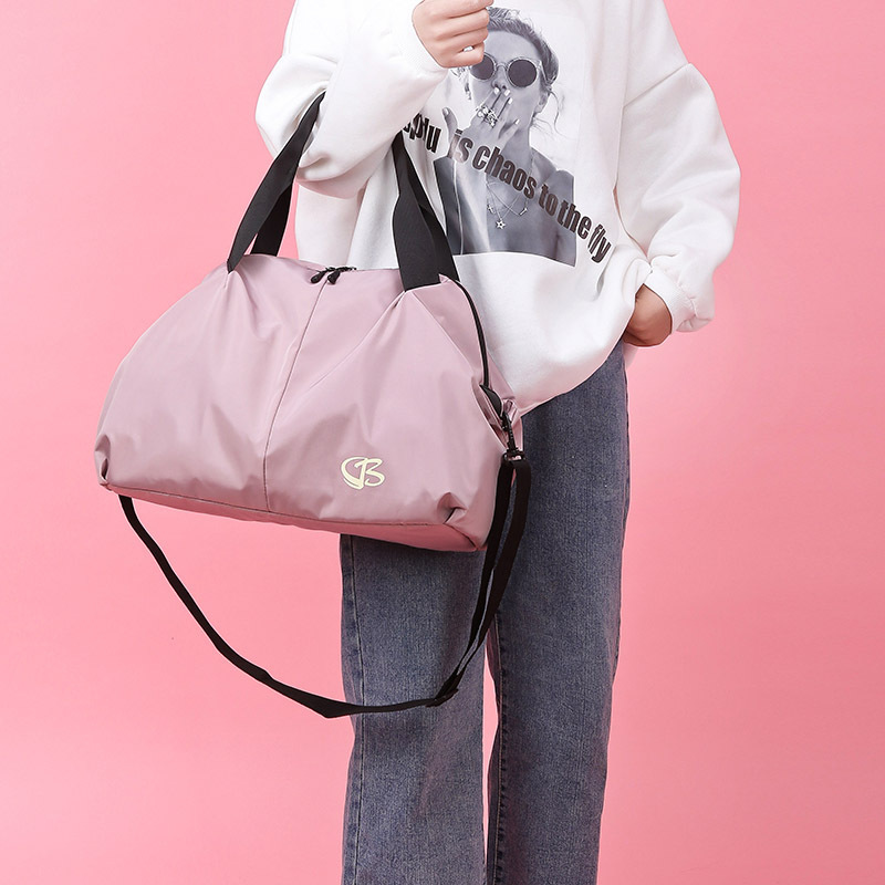 Short-distance Travel Bag Women's Large Capacity Cute Cyber Popular Gym Bag Dry and Wet Separate Small Lightweight Portable Travel Luggage Bag