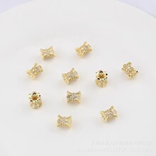 14K����΢��ʯС�U�����������p���U�ջ���diy�ֹ�··ͨ���
