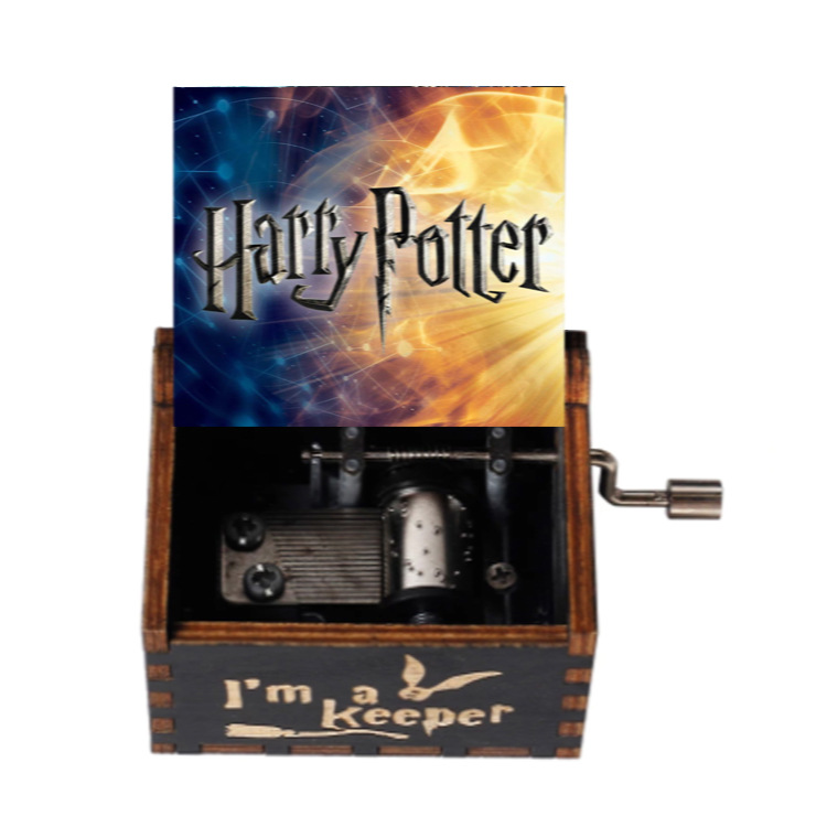 源工場ハリーポッターハイドウェイ手揺れ木製オルゴールミニオルゴールクリエイティブ誕生日プレゼント