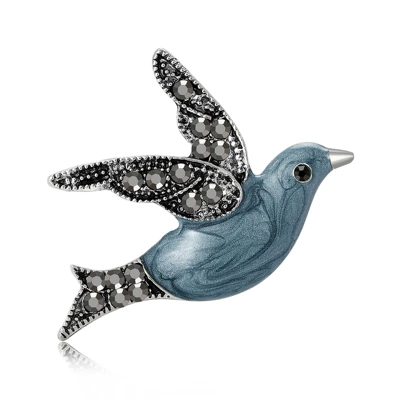 Yaxa sancaqları Dove Brooch Exquisite Creative Men's