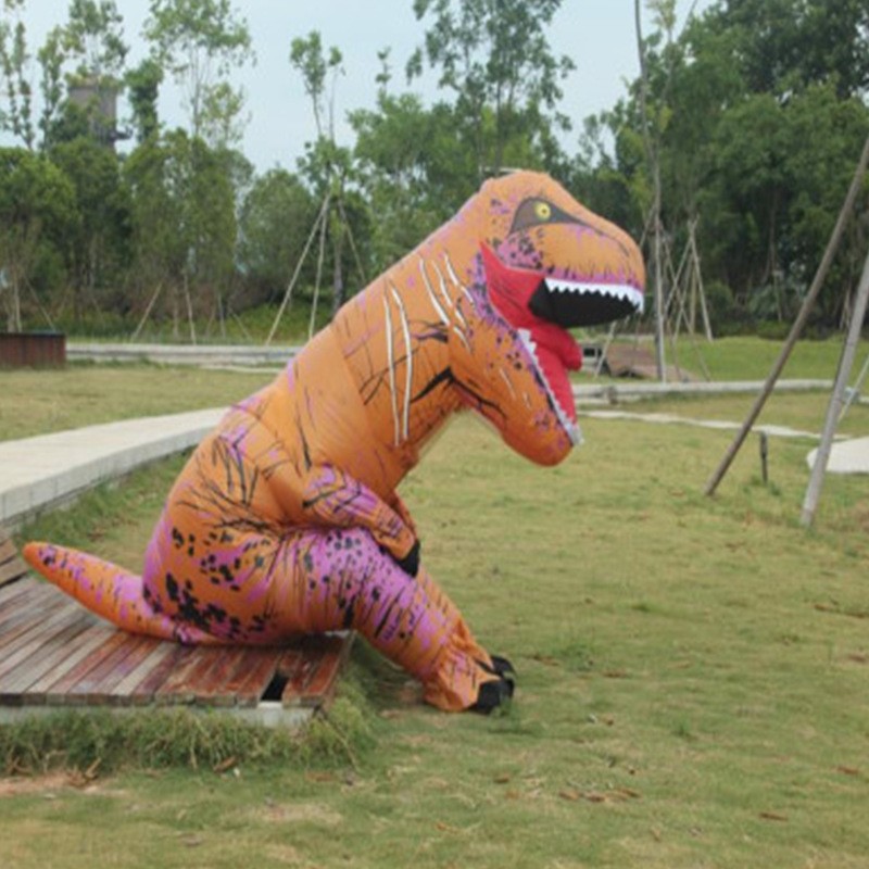 Aufblasbares Dinosaurierkostüm