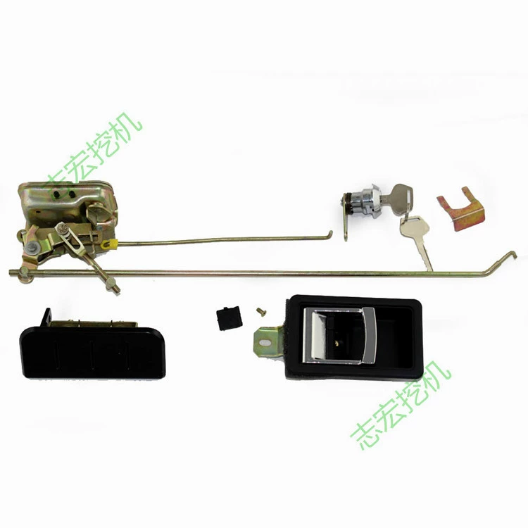 Аксессуары для экскаваторов, подходящие для Xiaosong PC60-7/120/200/300-6 дверной замок кабины в сборе внутри и снаружи ручки