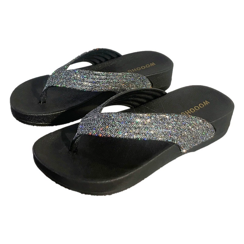 High Meilun WH3883-2 весна-лето Модная трендовая пляжная обувь Woohu на плоской подошве и вспышка Joker с тапочками