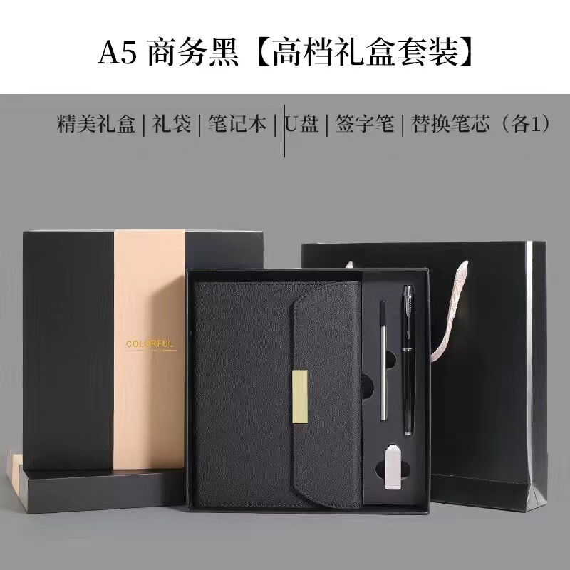 実用的なシンプルなビジネスオフィスノート ライチ柄 70% off 実用的なギフトボックスセット ロゴ印刷可能|undefined