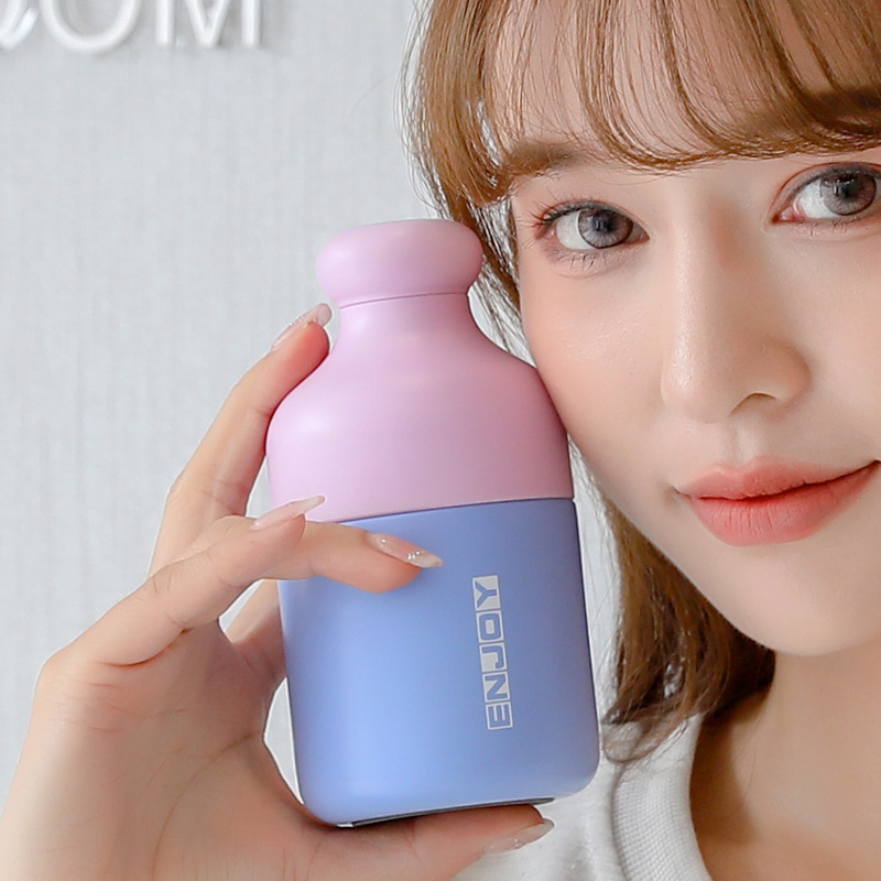 Fabricantes de procesamiento de etiquetas para proporcionar muestras de diseño de dibujos animados creativos molde abierto personalizado taza de aislamiento térmico