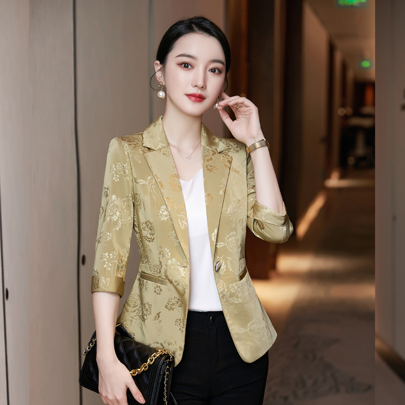 Buy quality Small Suit Jacket Female New Summer Fashion Beautiful