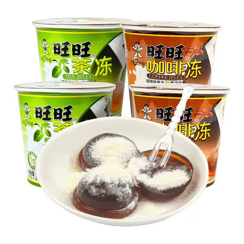 Желейный десерт в банке Rock jelly 132 г мульти- вкус combinations баррельный желе закуска для детей Wangzai shake shake jelly