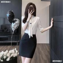 工作服职业气质女装套装夏季空姐制服前台接待衬衫包裙ol工装