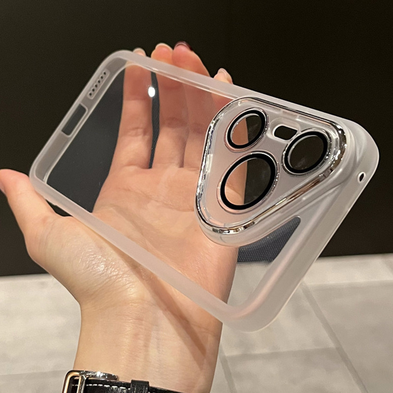 Suitable for Huawei P70 Mobile Phone Case with Built-In Lens Film, Transparent Silicone Full-Cover Soft Case, Pura70 Ultra-Thin Anti-Fall Cover Suitable for Huawei P70 Mobile Phone Case with Built-In Lens Film, Transparent Silicone Full-Cover Soft Case, Pura70 Ultra-Thin Anti-Fall Cover