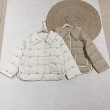 休闲棉服外套女2025秋冬季新款慵懒松弛感花边满绣棉衣上衣女