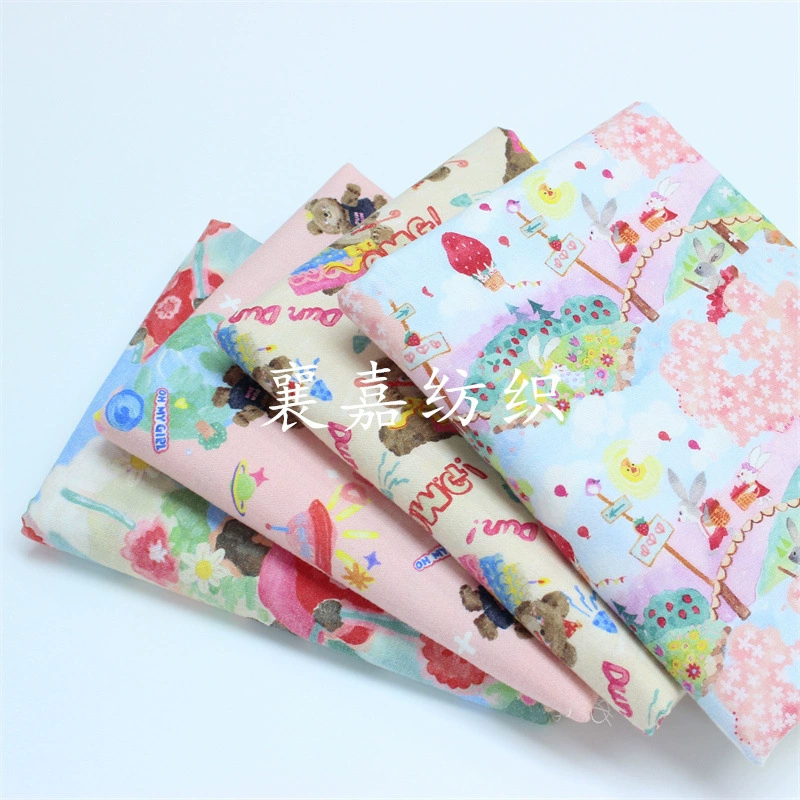 Cotton cartoon cloth, children's clothing