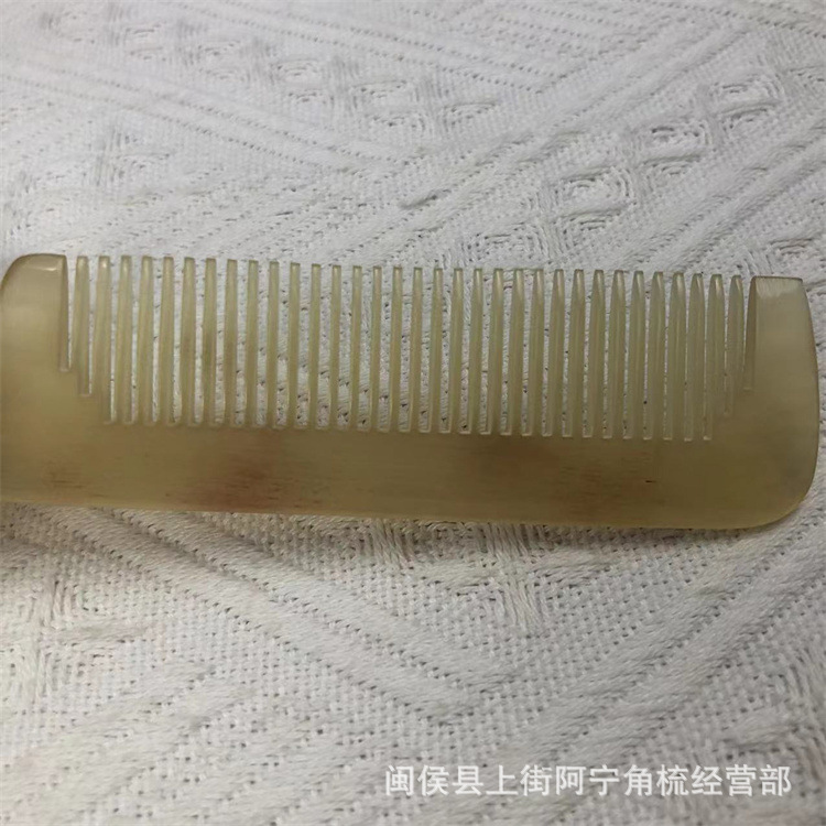 Horn Comb Rat Tail Comb 18cm Fine Tooth Styling Comb for Parting Sectioning and Braiding Hair quality and texture