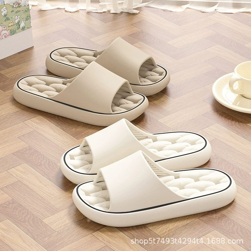 Тапочки с утечкой воды Тапочки для ванной водонепроницаемые Нескользящие тапочки из ЭВА домашние бесшумные тапочки в отеле модное повседневное ощущение дерьма