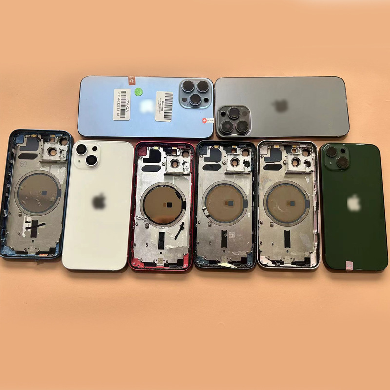 适用Apple/苹果13/13mini/13promax拆机中框后盖总成后壳原拆|undefined