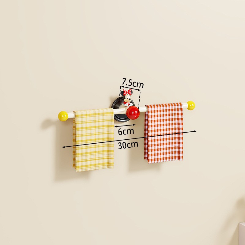 Toallero de Pared de Acero al Carbono Sin Perforación para Baño image 6