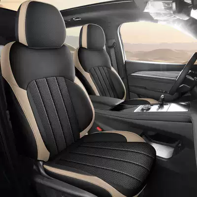 Oriental Ramus special car seat | Modelə uyğun (Original) oturacaq örtükləri - black-brown-standard-edition-note-the-model-year-front-row-fully-covered-rear-row-partially-covered