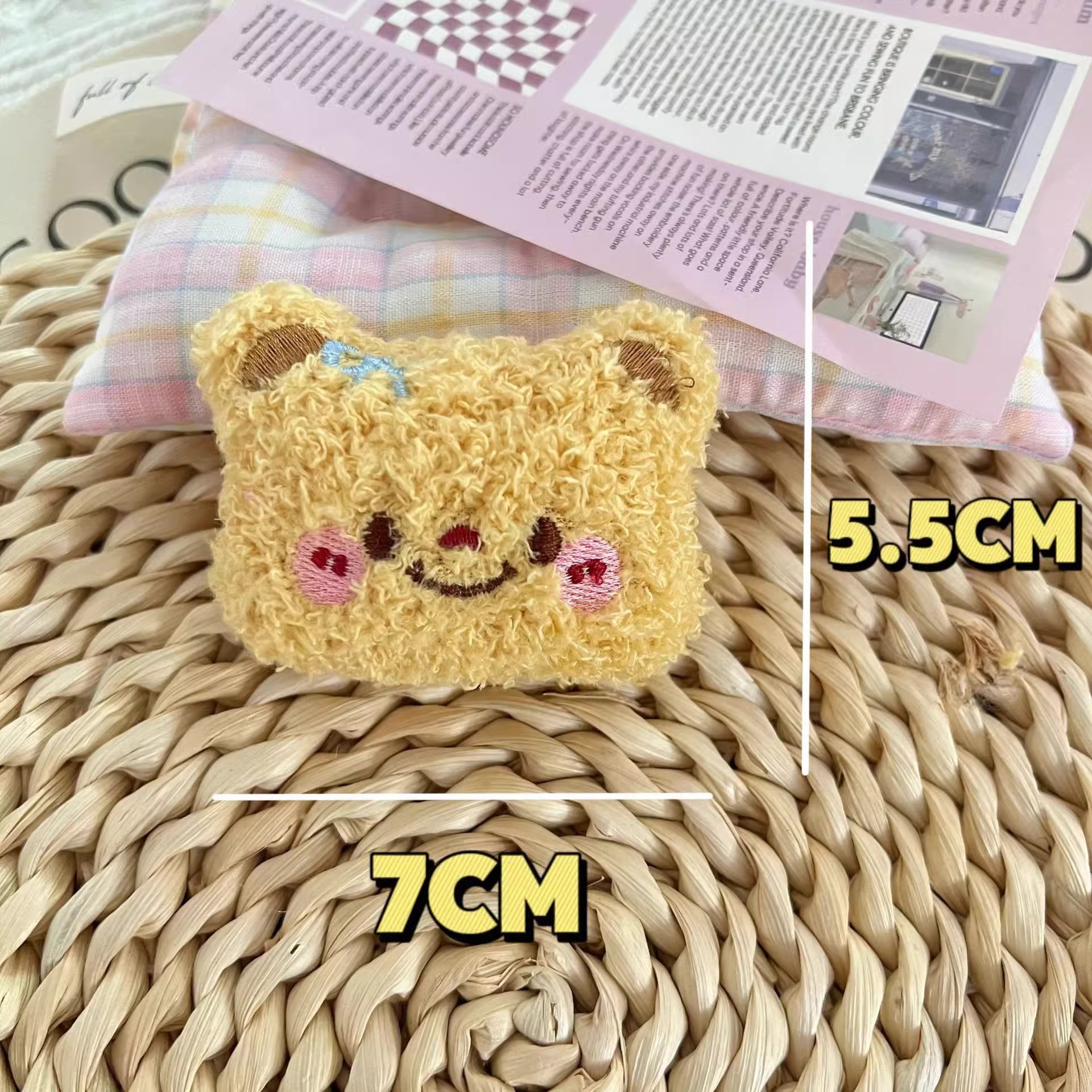 Bean Bear bolsas bolsas bolsas pequeños colgantes muñecas lindos colgantes de peluche llaveros muñecas máquina de peluche al por mayor