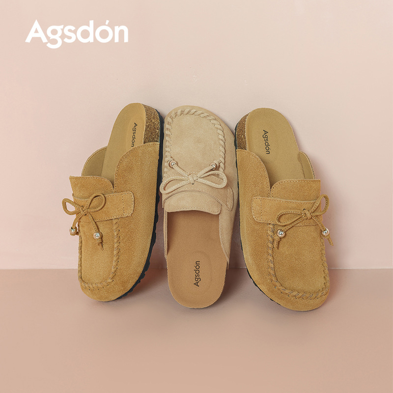 Antiguo león Denbocken zapatos medio zapatillas mujeres 2026 nueva primavera con suela gruesa Bocken zapatos con falda