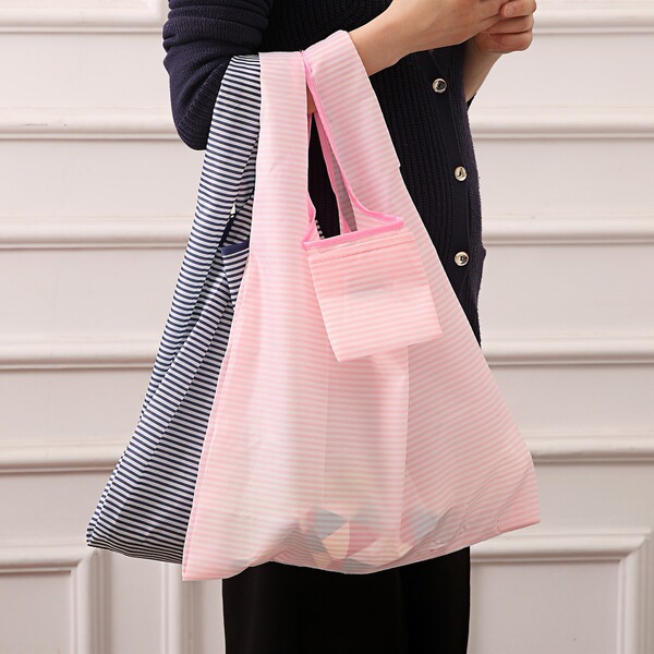 fashionable folding square shopping bag