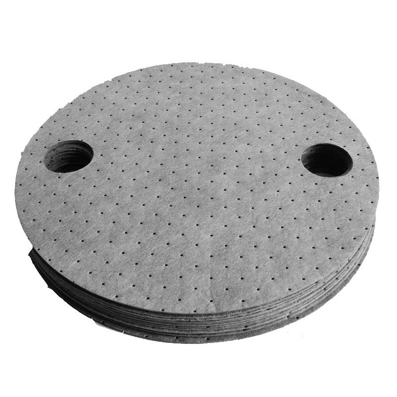 55cm de diámetro blanco gris amarillo aceite de succión de aceite de tambor almohadilla química a prueba de fugas tipo común