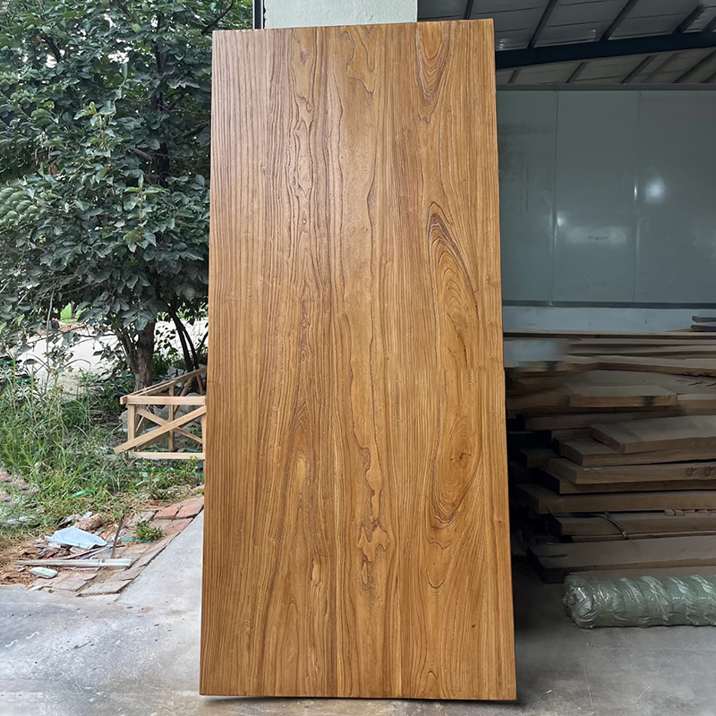 Household Old Elm Wood Door Panels, Solid Wood Tabletops, Weathered Large Table Boards, Old Door Panels, Natural Wood Computer Office Desk Tops