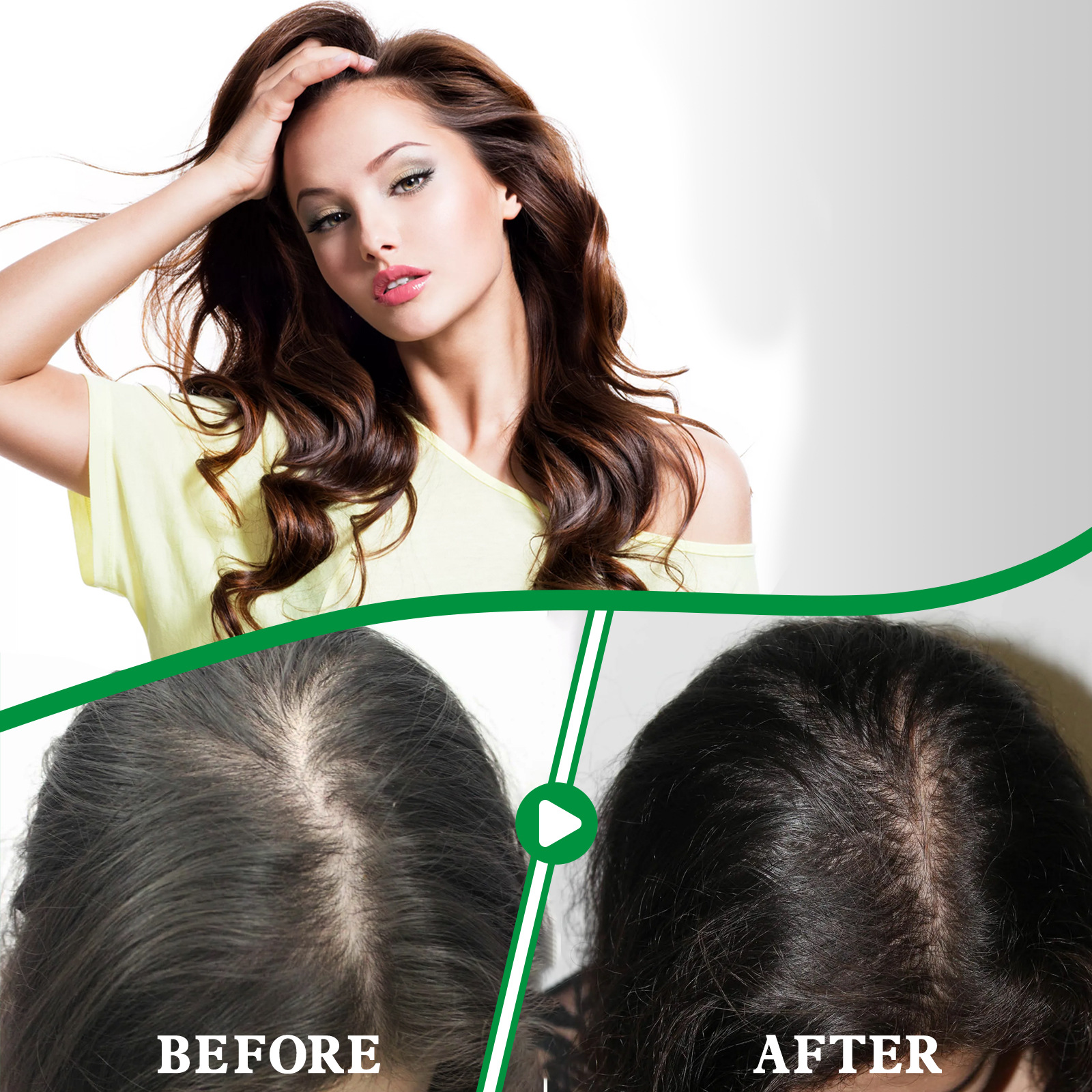 eelhoe Ginger Thick Hair Essence Hair Anti-Fall Firming Hair Roots Thick and Strong Repair Moisturizing Scalp Care_voghion.com