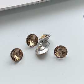 圆形钻配件纽扣皮草米黄饰品中式手链diy手工DIY塑料扣子