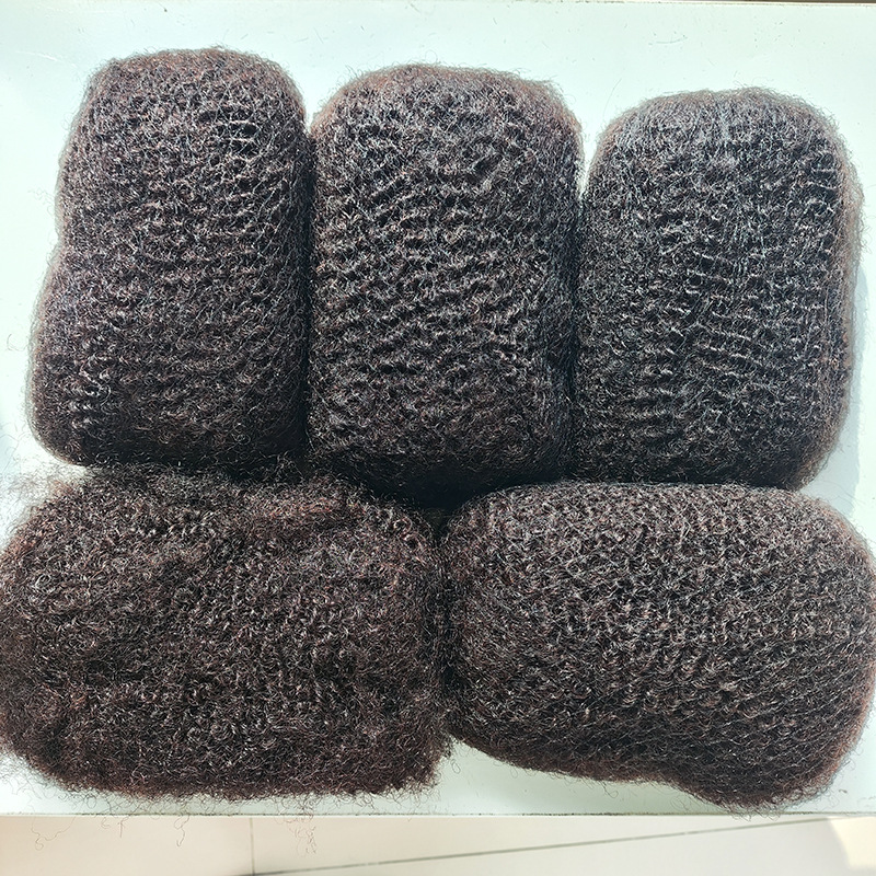 Natural Afro Kinkys Human Hair Bulk Ideal for DIY Hairstyles