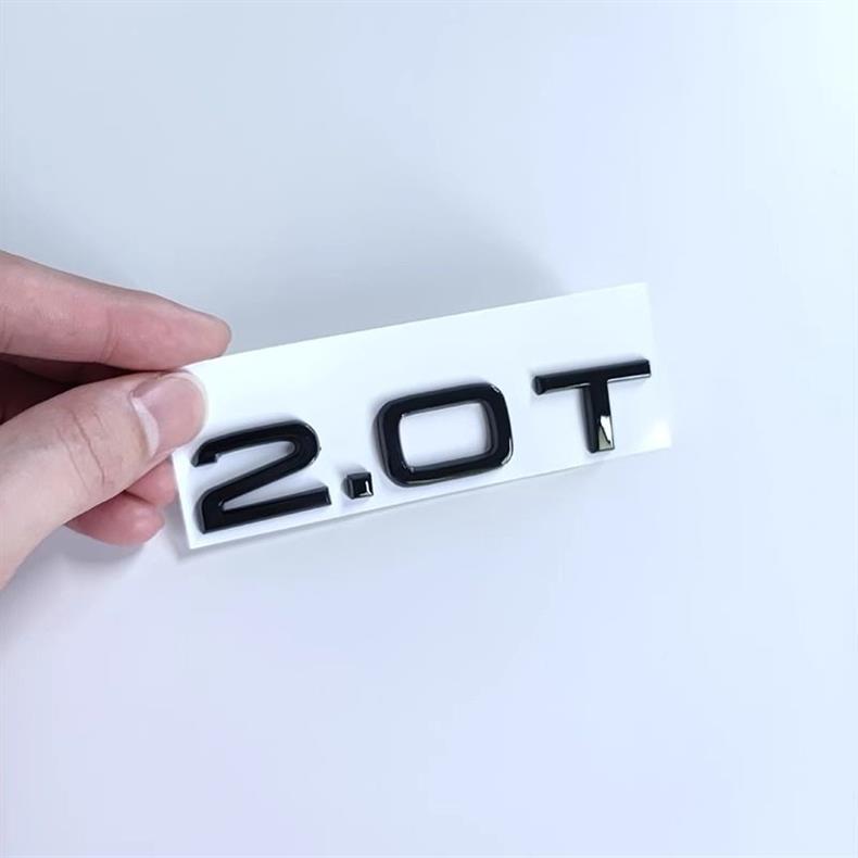 Audi Q5LQ7 modified black car emblem, 45 four-wheel drive, 55 TFSI engine, 2.0T and 3.0 engine options, rear four-ring lettering emblem set