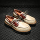 2024 leather shoes spring men's shoes genuine leather high-end pure cowhide shoes top layer cowhide casual work shoes one-piece delivery