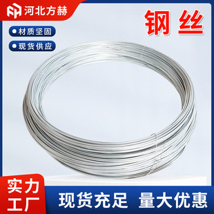 Galvanized Steel Wire No. 8-20 Corrosion-Resistant Threading Steel Wire Hard Steel Wire Electro-Galvanized Hot-Dip Galvanized Grape Rack Greenhouse Steel Wire