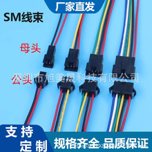 SM2.54MM公母端子线连接LED电源射灯2P3P4P5P6P7P8P接插件线束