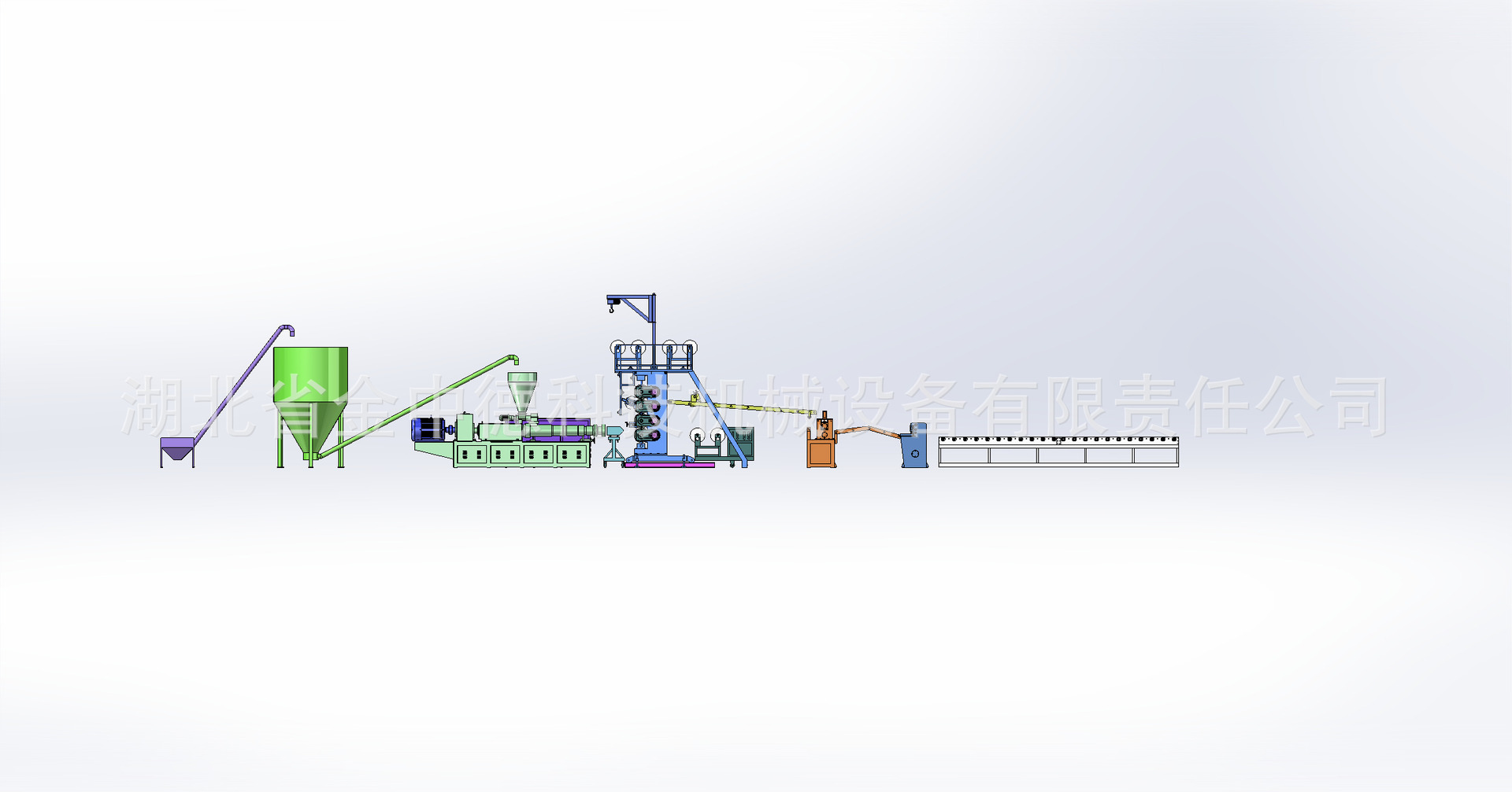 竹纤维压延片材线3