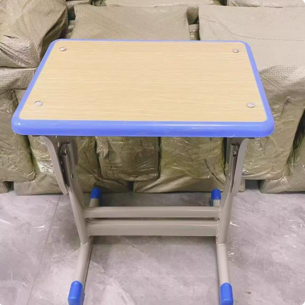 Student Desks and Chairs, Single and Double, School Children's Adjustable Study Desks and Chairs, Home Training Desks and Chairs with Adjustable Height