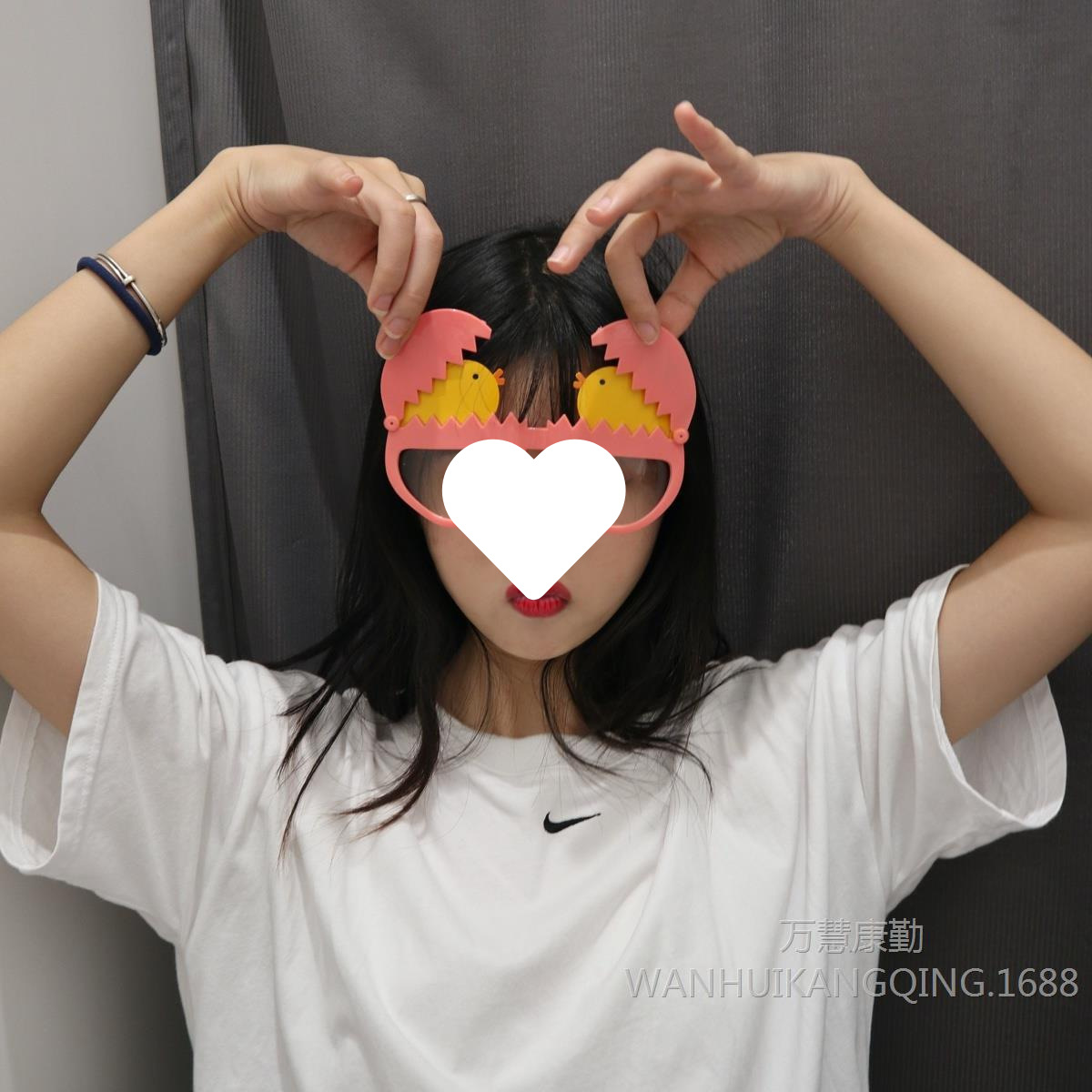 핑크 [쉘치킨] 안경