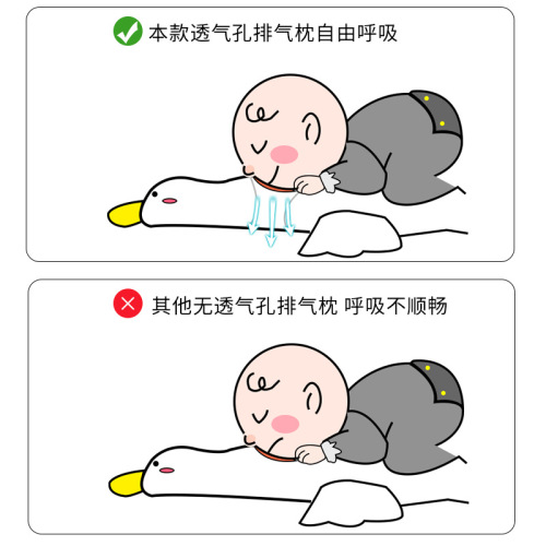 Infant Burping Pillow Big White Goose Newborn Baby Sleeping Pillow Infant Pacifier Cushion Baby Sleep Magic Tool 