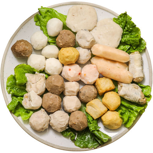 Commercial Chaoshan beef balls, hot pot balls, barbecue, spicy hot skewers, Oden cooking ingredients, quick-frozen wholesale
