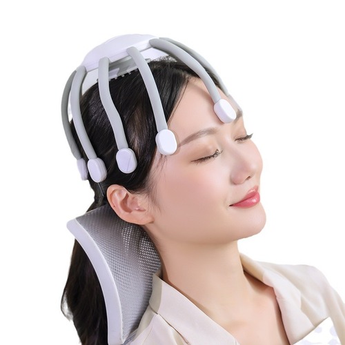 Octopus Head Massager Smart Bluetooth Multi-Dimensional Vibrating Scalp Relaxation Sleep Unblocking Decompression Massager