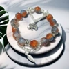 BC11 auspicious elephant glazed feather bracelet