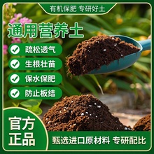 家庭种菜养花通用营养土3升装花卉绿植土透气土壤疏松农业营养土